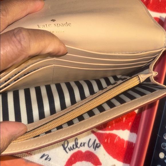 Kate Spade Tan Leather Wristlet - Picture 5 of 10